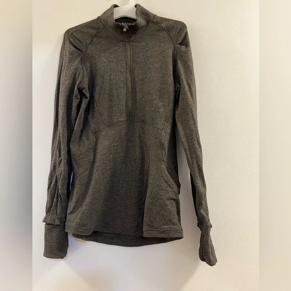 Lululemon Extra Mile 1/2 Zip *Reflective OH.